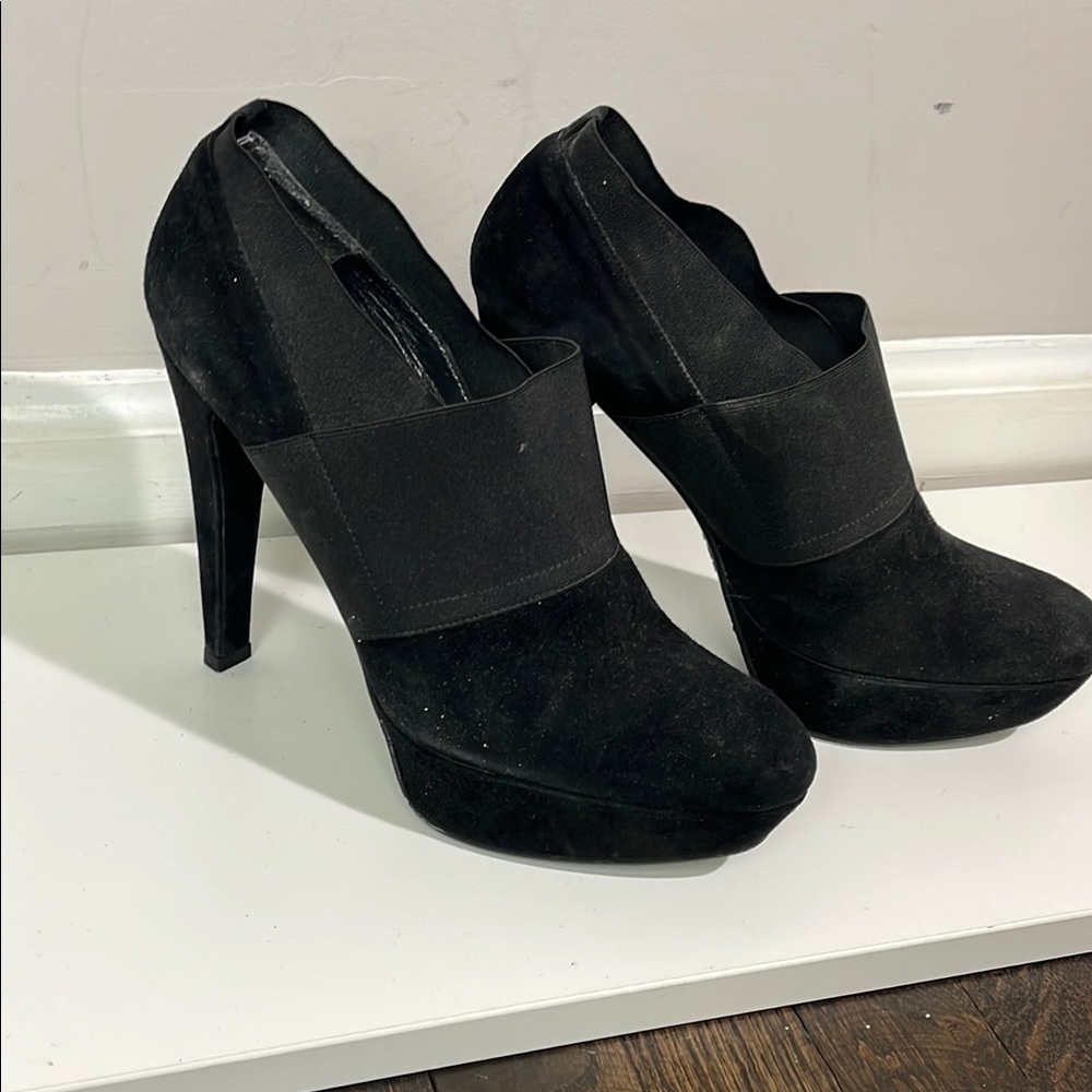 Stuart weitzman Kilgore suede platform heel